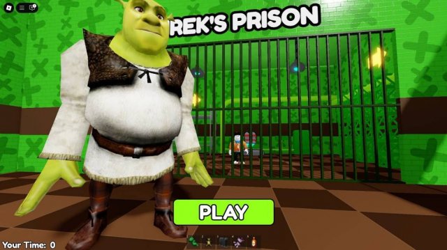 ПОБЕГ от ШРЕКА в PRISON RUN! Obby в РОБЛОКС