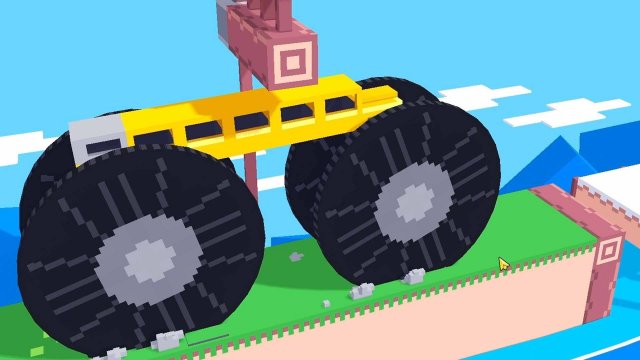 Эволюция странных машинок в Fancade !