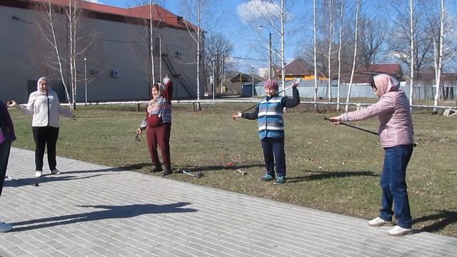 На зарядке