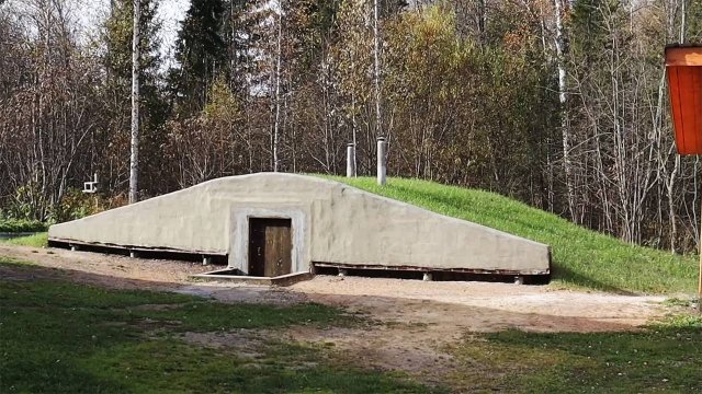 Как строил насыпной погреб!