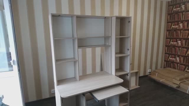 Сборка рабочего стола Альфа. Собираем мебель в квартире.