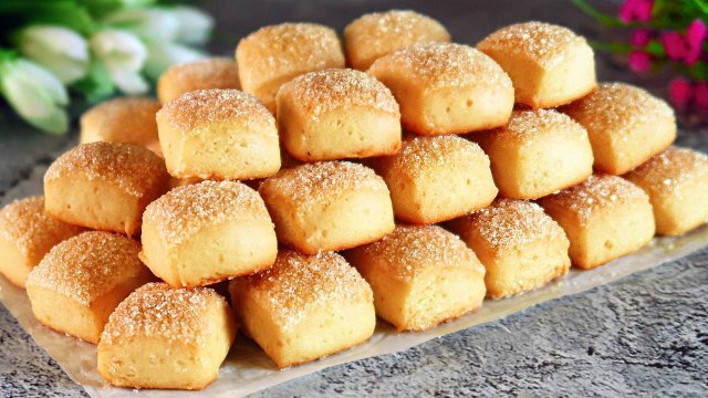 Печенье на кефире! Мягкое, нежное! Просто и недорого! Рецепт выпечки к чаю