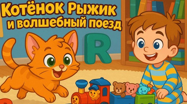 КОТЁНОК РЫЖИК И ВОЛШЕБНЫЙ ПОЕЗД — Добрая история