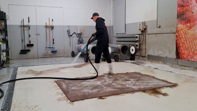 Чистка очень грязного ковра. ASMR чистка