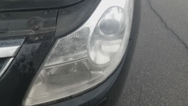 как снять фару и заменить лампу в хундаи hyundai ix55