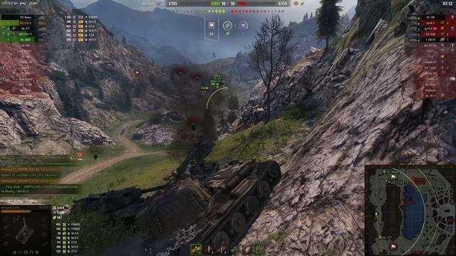 [Fermani wot] * VK 72.01 (K) Альфа-тяж поехал держать ущелье! И вот что получилось в бою мира танков