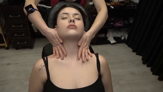 Lady Asiye Hip - Chest Deep Touch Massage CRACKS Asmr Face,Back,Waist,Foot,Leg,Elbow Massage