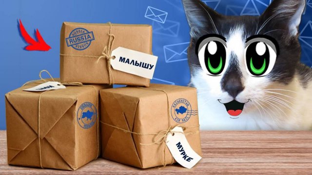 100 ПОСЫЛОК от ПОДПИСЧИКОВ! БОЛЬШАЯ РАСПАКОВКА РЕАКЦИЯ ЖИВОТНЫХ | А ну-ка давай-ка