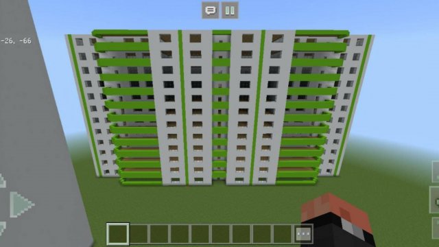 Строим многоэтажный дом в Майнкрафте. Pandos | Minecraft