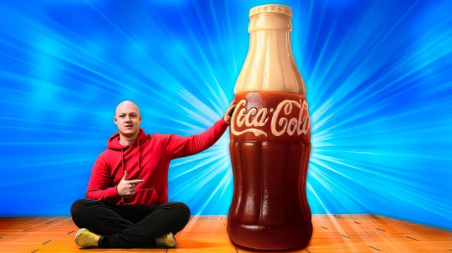 УВЕЛИЧИЛИ ЖЕЛЕЙНУЮ Coca-Cola В 1000 РАЗ ВАНЗАЙ vanzai