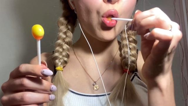 АСМР/ASMR /ЧУПА-ЧУПС/CHUPA-CHUPS/ СОСУ/ОБЛИЗЫВАЮ/ТЕКУТ СЛЮНЬКИ/ ASMR Lollipop  🍭🍭🍭
