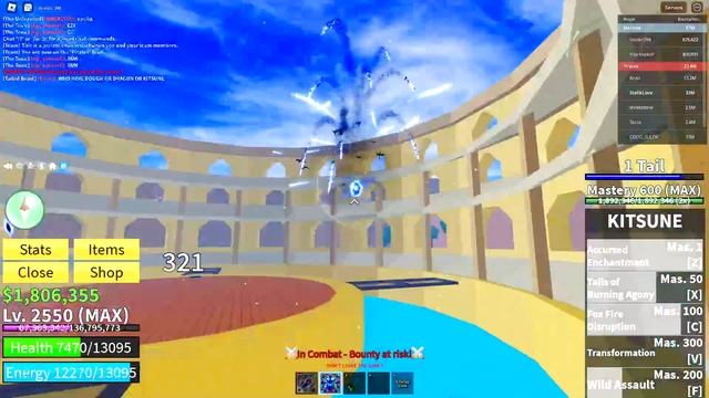 БАУНТИ ХАНТ на КИТСУНЕ В БЛОКС ФРУТС | Kitsune Blox Fruits Roblox