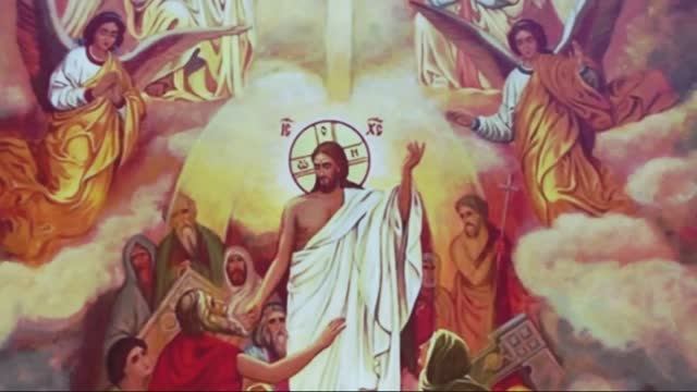 Пасхальные песнопения_Пасхальная  стихира_  Воскресение Твое Христе  Спасе,  ангелы поют на Небеси