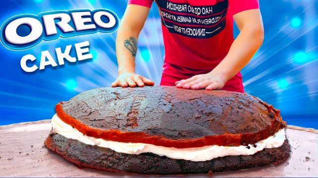 ПРИГОТОВИЛИ ОГРОМНОЕ ПЕЧЕНЬЕ OREO ВЕСОМ 45 КИЛОГРАММ  ВАНЗАЙ vanzai в 4K