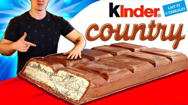 МЫ ПРИГОТОВИЛИ ОГРОМНЫЙ KINDER COUNTRY ВЕСОМ 85 КИЛОГРАММ ВАНЗАЙ vanzai в 4K