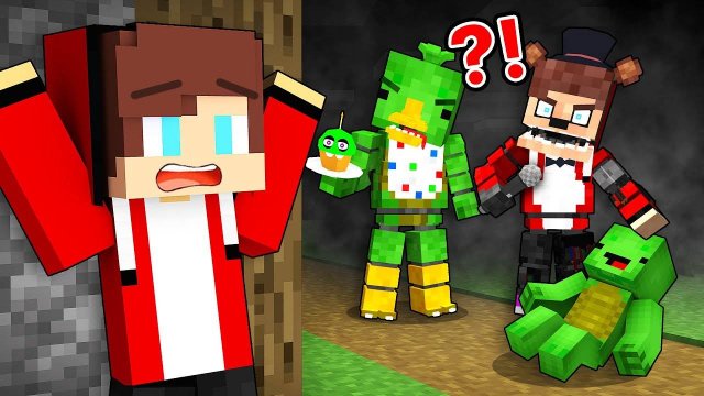 Двойник Мишка Фреди — Мультик с Персонажами Майнкрафт