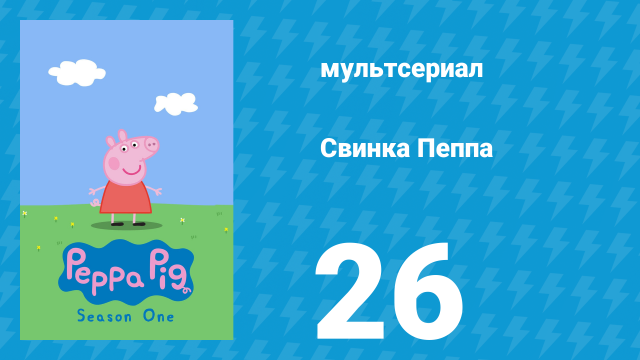 Свинка Пеппа 1 сезон 26 серия (мультсериал, 2004)