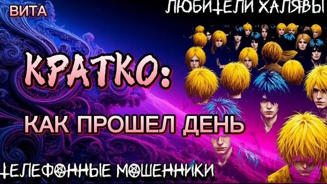 🌞 ВИТА. КРАТКО: КАК ПРОШЕЛ ДЕНЬ | ТЕЛЕФОННЫЕ МОШЕННИКИ