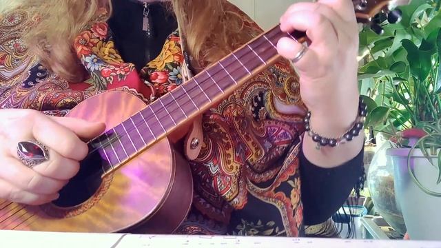 В НОЧНОМ САДУ| УКУЛЕЛЕ | ТАБЫ | НОТЫ | UKULELESSONS.RU
