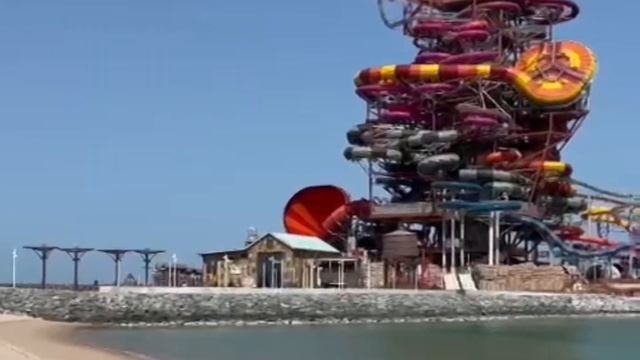 Катар, Доха новый 2024 года Отель Rixos Premium Qetaifan Island North собственный пляж и аквапарк