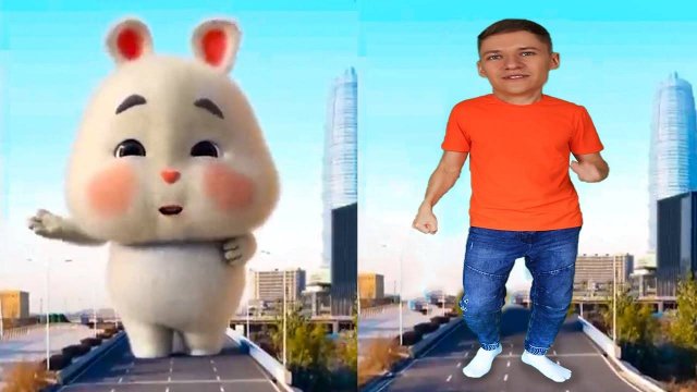 Милый Пухлый Кролик и Я - повторяем за Анимацией