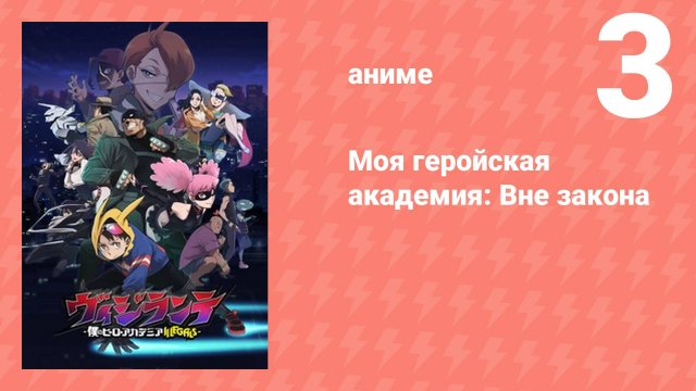 Моя геройская академия: Вне закона 3 серия (аниме-сериал, 2025)