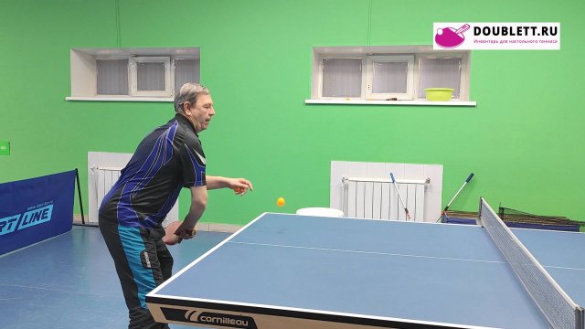 Топ спин слева.Простой способ освоения!!!