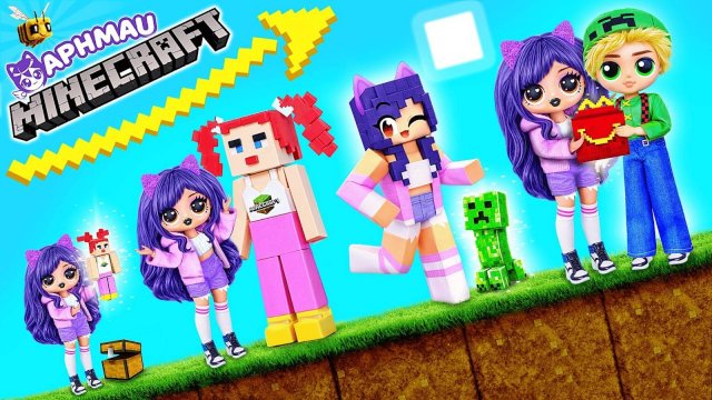Кукла ЛОЛ в Мире МАЙНКРАФТА! Идеи поделок для Aphmau