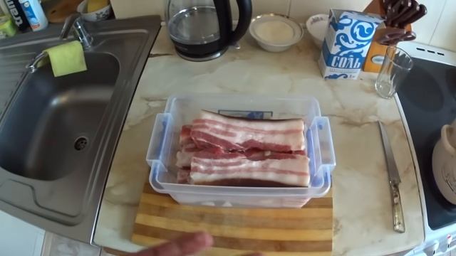Рецепт вкуснейшего сала в рассоле. Простой рецепт