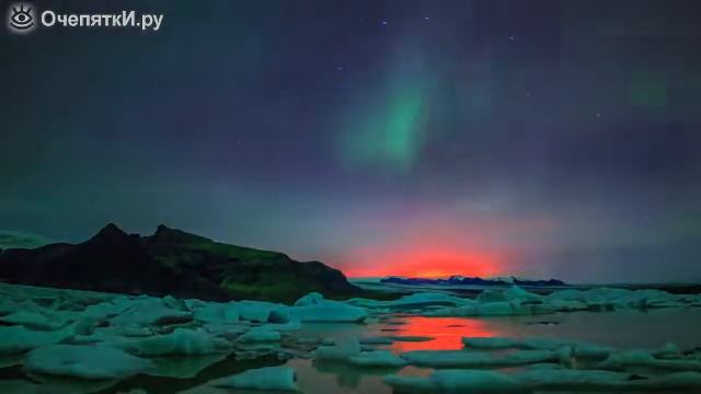 Красивейшее северное сияние