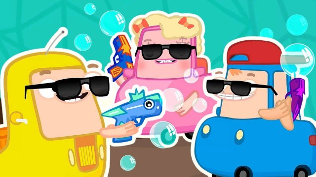 Автосемейка Вилзи — Кто украл колесо?! Играем в шпионов Весёлые мультики для детей