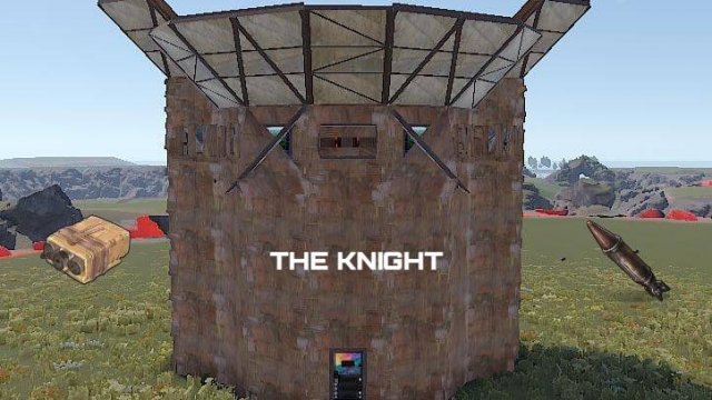 ДОМ ДЛЯ 1-4 ЧЕЛОВЕК В РАСТ/ RUST! the knight