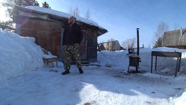 НЕДЕЛЮ БЕЗ СВЯЗИ НА СЕВЕРЕ! РЫБА ЕСТЬ, НЕ МОГУ ДОСТАТЬ \ ПРИЕХАЛ УСТАИЧ, БАНЯ И ПЛОВ В КАЗАНЕ!