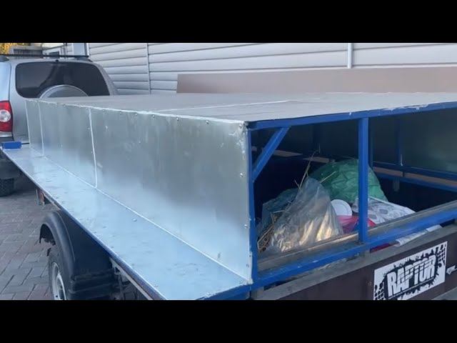 Автодом в прицеп своими руками . Кемпер в прицеп. Автодом на колёсах ЧАСТЬ 2