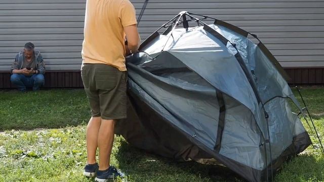 Установка и сборка 3-х местной автоматической палатки Naturehike