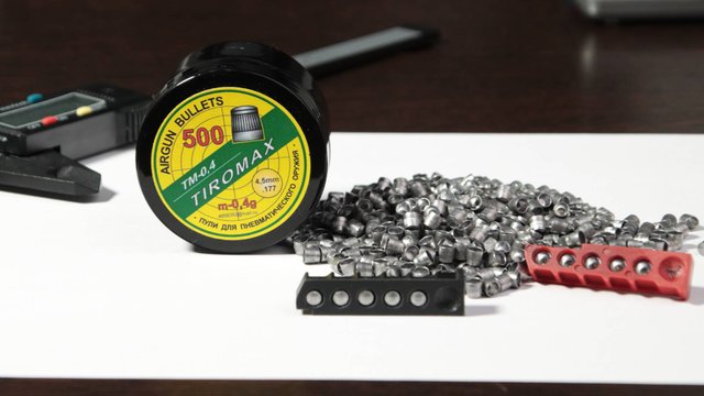 Пули для пневматики ТМ-0.4 TIROMAX 4.5мм винтовка воздушка