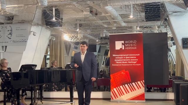 Артем Петросов - Я люблю вас Ольга, Ария Ленского. Вокал, пение на конкурсе, голос тенор 2025 год.