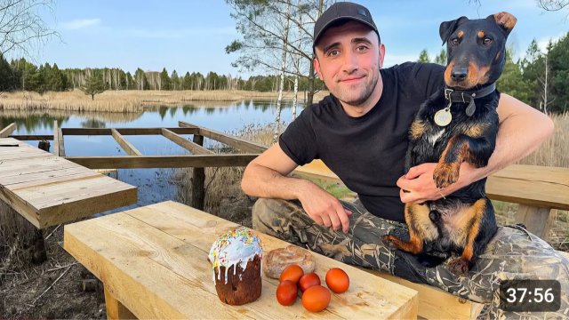 Тони загрыз бобра и змею. Сделал мостик. Поставил экраны. Пасха на острове