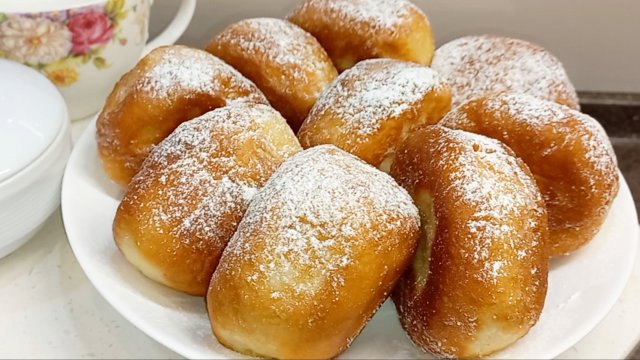 ПОНЧИКИ ( пышки ), как ПУХ! Нежное и воздушное тесто.