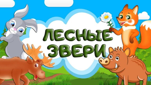 Лесные животные. Учим животных ｜ Мультики для детей.
