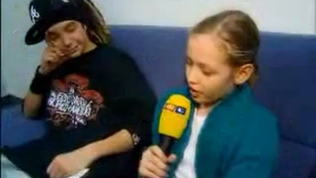 Tokio Hotel interview with little girl