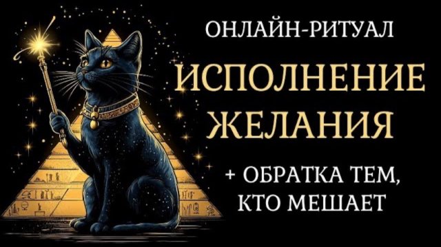 НА ИСПОЛНЕНИЕ ЖЕЛАНИЯ. ОНЛАЙН-РИТУАЛ ЧИСТКА С ОБРАТКОЙ