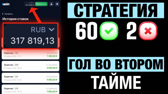 ✅ 96% ставок заходят! Топовая стратегия на футбол 2025 | Ставки на спорт по уму