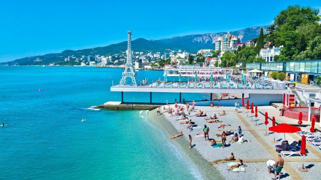 ЯЛТА. Массандровский пляж ОТКРЫТ! Снос Лондона, шашлыки на НАБЕРЕЖНОЙ.В КРЫМ на ОТДЫХ майские 2025