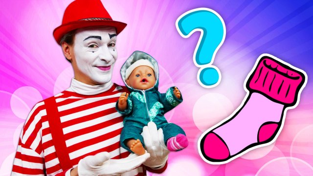 🧸 Кукла Эмили собирается на прогулку с Мимом Сэмом 🧦 Ищем носки и одеваемся тепло! Видео для детей