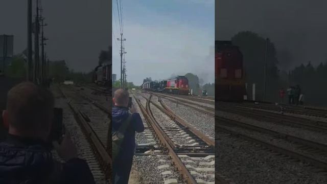 ПОЕЗД ПОБЕДЫ — встреча народом в Калининградской области