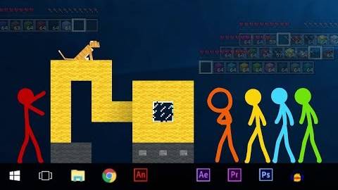 Конкурс на строительство - Анимация против Маинкрафт