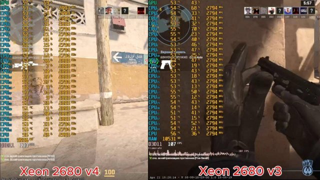 Xeon 2680 v4 vs Xeon 2680 v3