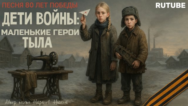 ДЕТИ ВОЙНЫ: Маленькие ГЕРОИ Тыла - песня к 80-летию Победы!