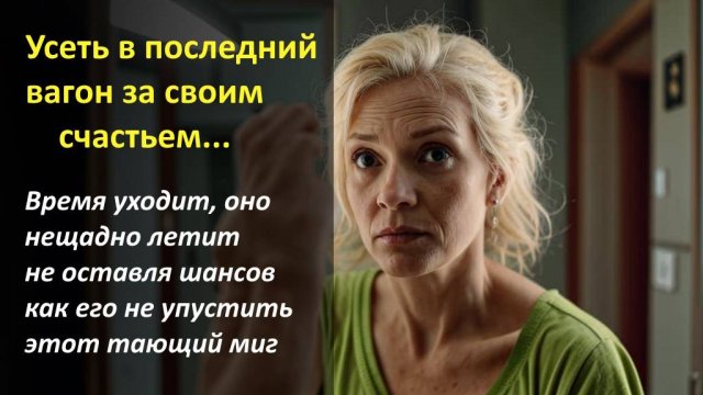 Успеть за своим счастьем. Слушать аудио рассказы из жизни. Жизненные истории слушать.